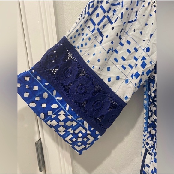 Anthropologie Plenty by Tracy Reese Off the Shoulder Romper with Pockets‎ Size L - Picture 3 of 8